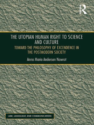 cover image of The Utopian Human Right to Science and Culture